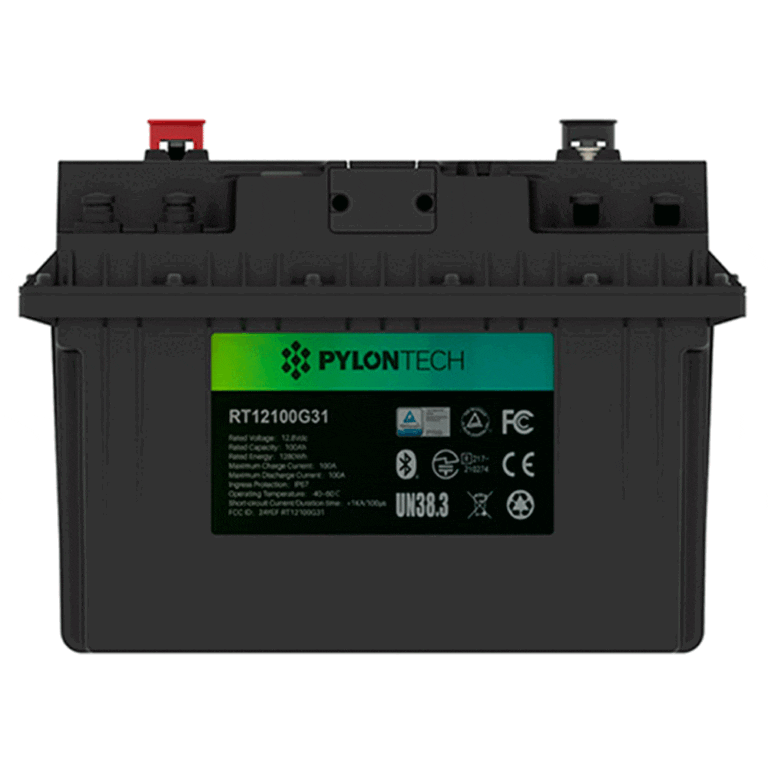 Batería litio Pylontech 12 V 100 Ah bluetooth RT12100G31