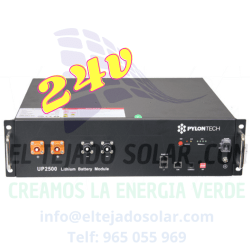 Batería Litio Pylontech 24 V UP2500 2,8 kWh