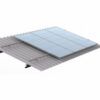Estructura cubierta de chapa Coplanar Falcat 2 Paneles solares
