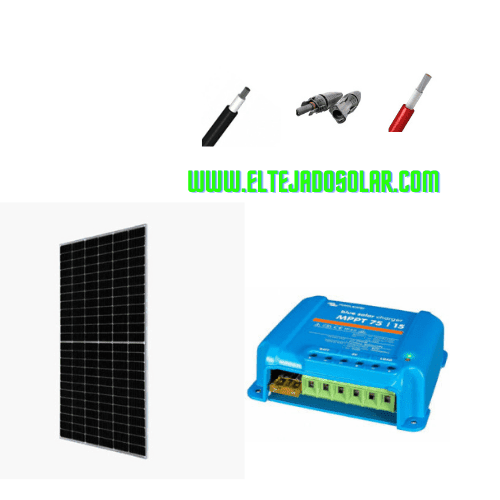 Kit solar camper 24 V 210 W con regulador MPPT Victron 10