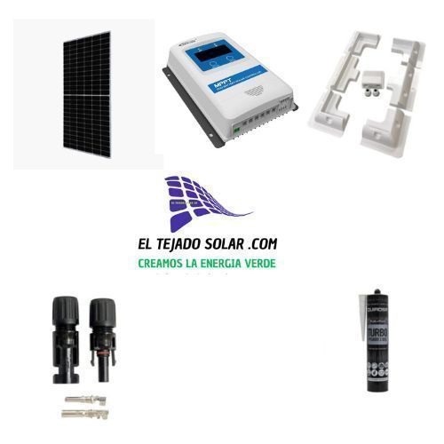 Kit solar camper 24 V 490 W con regulador MPPT 20