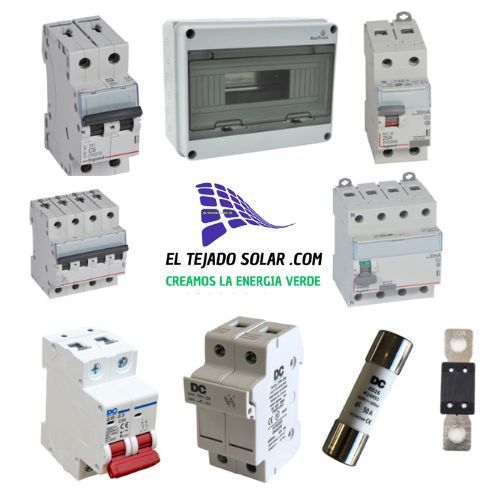 Kit protecciones eléctricas red 10000 W 400 V 2 MPPT trifásico