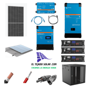 Kit Victron Multiplus II 10000w ⚡ panel 575w 52Kw dia 🌞 LITIO 15360w 🔋