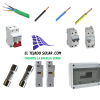 Kit protecciones Básicas vivienda aislada 5000 W 230 V 1 MPPT Monofásico