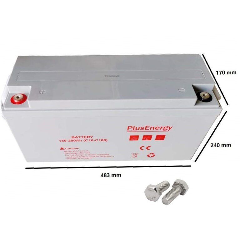 Batería GEL 12 V 200 Ah PLUSENERGY