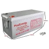 Batería solar AGM 250 Ah 12 V PlusEnergy TP12-250 Ah