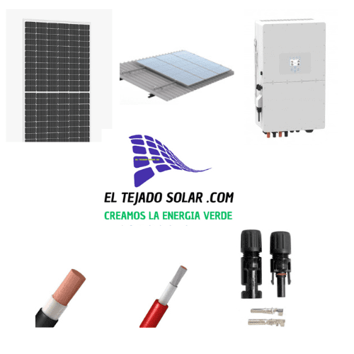 Kit solar 3,21 kWp con inversor Deye 5 kW
