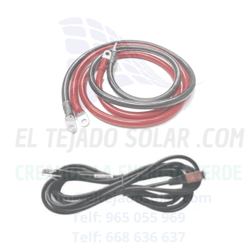 Cables de conexión ALIMENTACION Y COMUNICACION Batería Inversor Kirosolar PLUS - Voltronic
