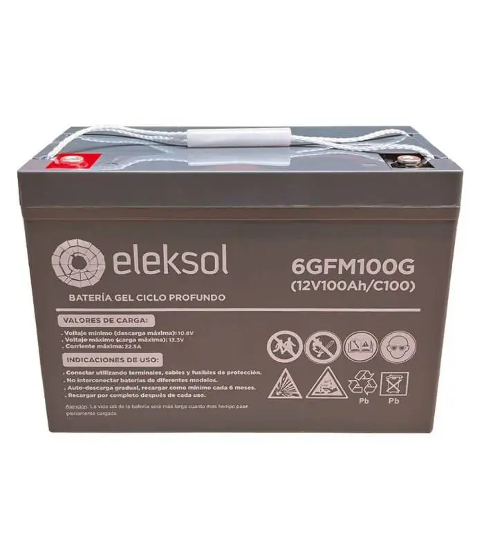 Batería GEL 12 V Eleksol 12 V/100 Ah