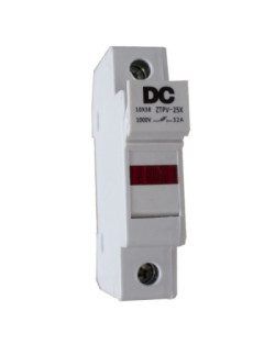 Portafusibles Solar Fotovoltaico DC 10 × 38 1000 V