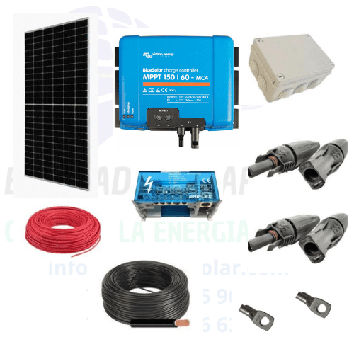 KIT SOLAR AMPLIACION 2400 W ☀️ 150 V 60A ⚡ 24 V / 48 V 🔋