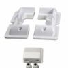 Soporte 4 esquinas paneles solares abs caravana camper autocaravana barco