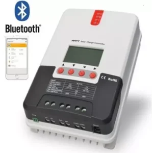 Regulador MPPT 100V 20A LCD 12/24 bluetooth