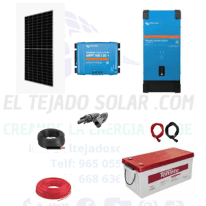 KIT CAMPER VICTRON 1600W REG.100/30 ⚡ 300A 🔋 PANEL 440W ☀️