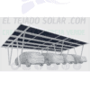 Estructura parking solar 4 plazas
