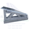 ESTRUCTURA INCLINADA HORMIGON 15° para 8 paneles solares XXL