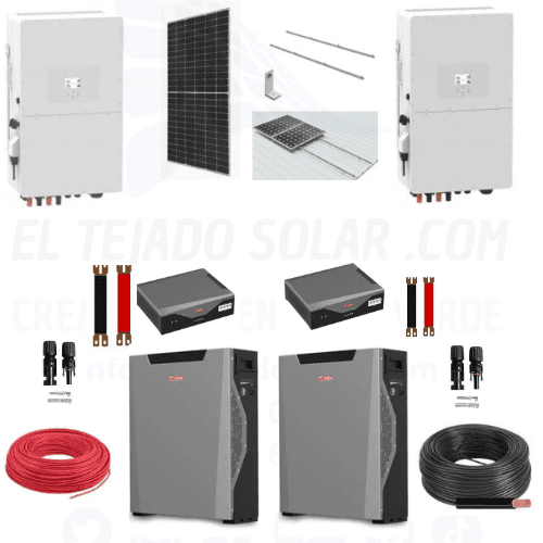Kit solar de conexión a red 79,8 kWp con inversor Deye 30 kW Kit solar de conexión a red 79,8 kWp con inversor Deye 30 kW