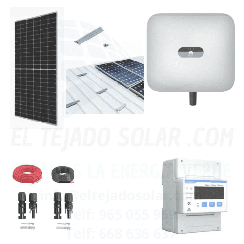 KIT Huawei 12 kW trifásico ⚡ PANEL 665 W ☀️