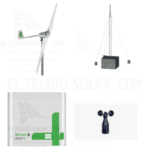 Kit eolico wind 3 kW riego bombeo agua