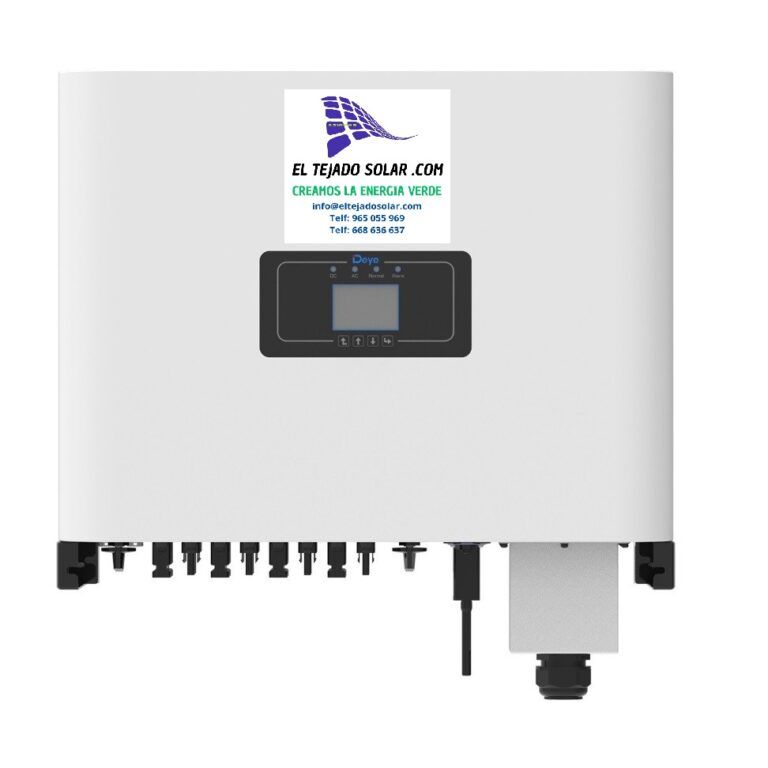 INVERSOR Deye SUN 30 kW-G 400 V Conexion Red Vertido 0% a 100% INVERSOR Deye SUN 30 kW-G 400 V Conexion Red Vertido 0% a 100%