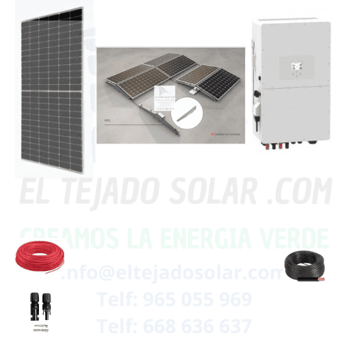 kit Deye HIBRIDO BACKUP 8 kW 230 V ⚡ 70 kW MEDIA ☀️ TERRAZA