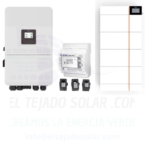 KIT solar AC Coupling Deye TRIFÁSICO 20 kW + BATERIAS