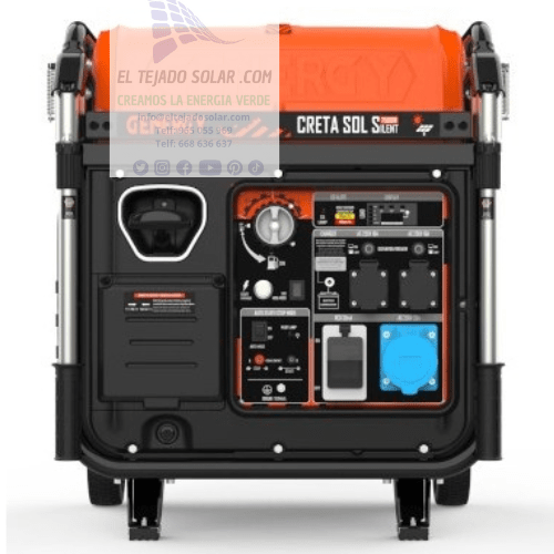 Generador 7500 W inverter insonorizado creta sol apoyo solar auto genergy