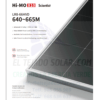 Panel solar Bifacial 650 W LONGi HI-MO X10 LR8-66HVD 24.1%
