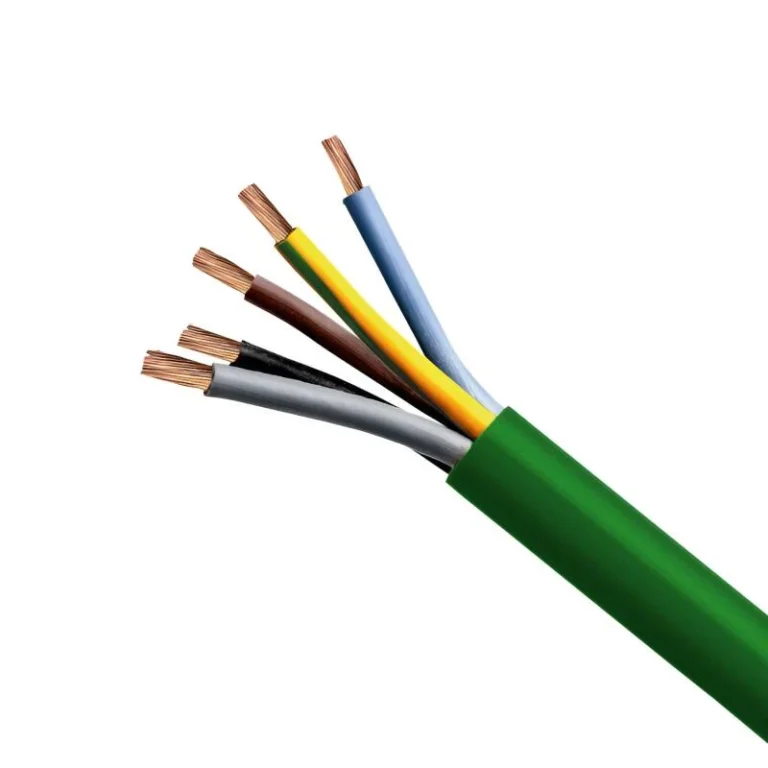 Cable manguera libre de halógenos 5 × 10 mm²