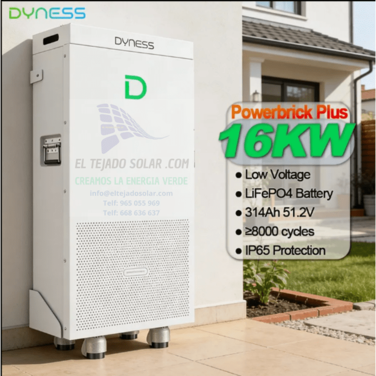 Batería Litio 16 kWh Dyness Powerbrick PLUS 314 Ah 51.2 V