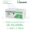 Batería litio UPOWER BLUETOOTH 24 V 5120 W 200 Ah UE-24Li200BL