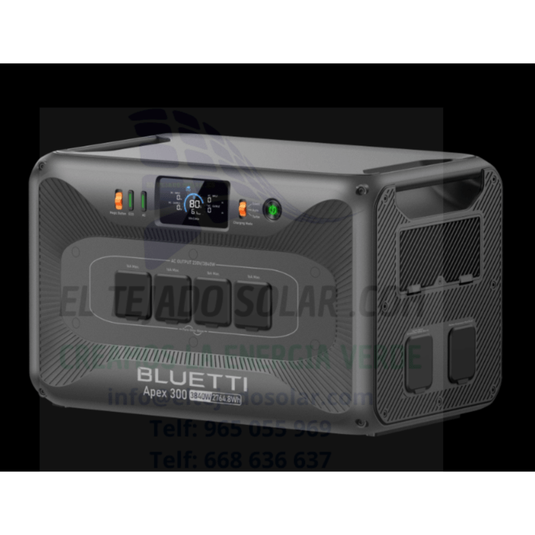 Estación portátil Bluetti apex 300 3.8 kW 2.7 kW